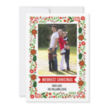 Foto de Natal verde e vermelho de poinsettias mode