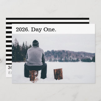 Cartão De Festividades Foto de novas oportunidades minimalistas modernas