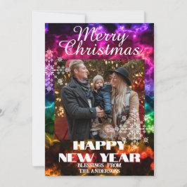 Cartão De Festividades Foto de ornamento multicolorido