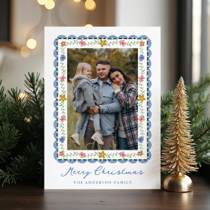 Cartão De Festividades Foto de Quadro Escalonado de Arte Folar Física Whi