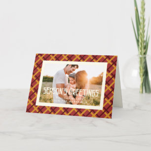 Cartão De Festividades Foto de Saudações do Período do Meio século Retroa