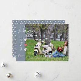 Cartão De Festividades Foto de script moderno do Dia dos Namorados