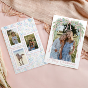 Cartão De Festividades Foto de troca do Arco de Natal do Avô-Milênio