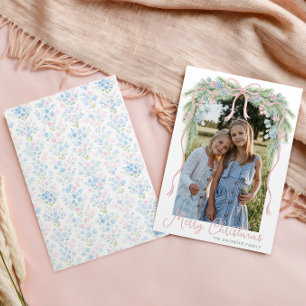 Cartão De Festividades Foto de troca do Arco de Natal do Avô-Milênio