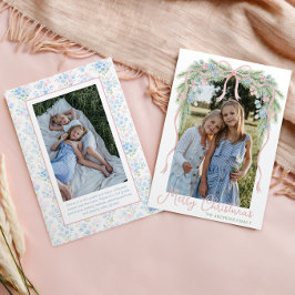 Cartão De Festividades Foto de troca do Arco de Natal do Avô-Milênio