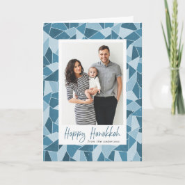 Cartão De Festividades Foto de Vidro Feliz Hanukkah 2