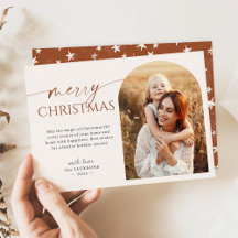 Foto do Arch Moderno Terracotta Feliz Natal