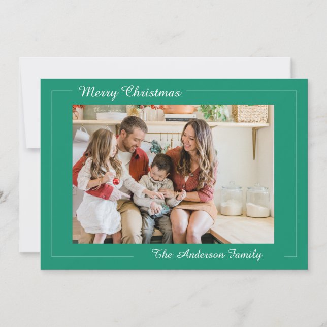 Cartão De Festividades Foto do biscoito de Natal Festivo (Frente)