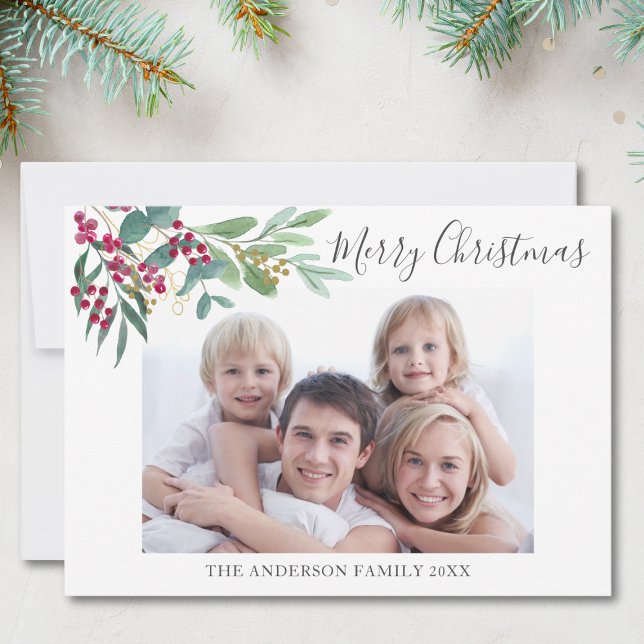 Cartão De Festividades Foto do Natal dos Botânicos (Criador carregado)