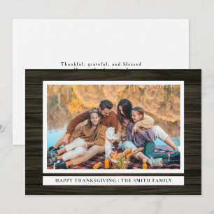 Cartão De Festividades Foto do outono de Ação de Graças da Rússia