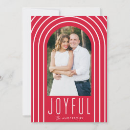 Cartão De Festividades Foto do Red and White Arch 2