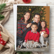 Foto do Script de Caligrafia Moderna Feliz Navidad