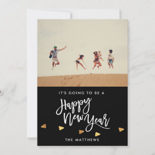 Cartão De Festividades Foto do script do Feliz ano novo COVID