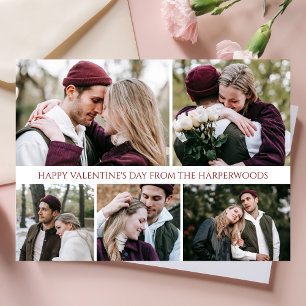 Cartão De Festividades Foto do Simples Romântico Love Family dia de os na