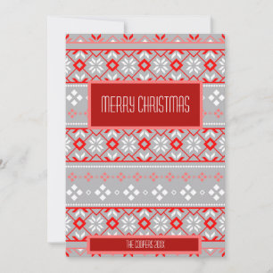 Cartão De Festividades Foto do Sweater Natal