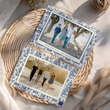 Foto do Toile de Papais noeis de Natal Azul