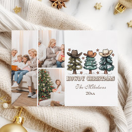 Cartão De Festividades Foto do Western Howdy Christmas 3