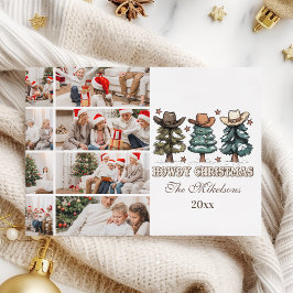 Cartão De Festividades Foto do Western Howdy Christmas 8