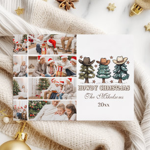 Cartão De Festividades Foto do Western Howdy Christmas 8