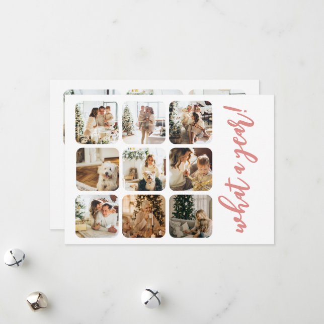 Cartão De Festividades Foto e texto personalizados para o ano 12 (Frente/Verso In Situ)