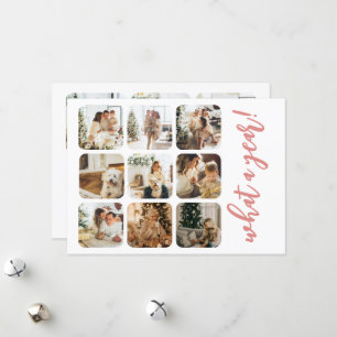 Cartão De Festividades Foto e texto personalizados para o ano 12