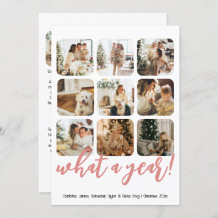 Cartão De Festividades Foto e texto personalizados para o ano 12