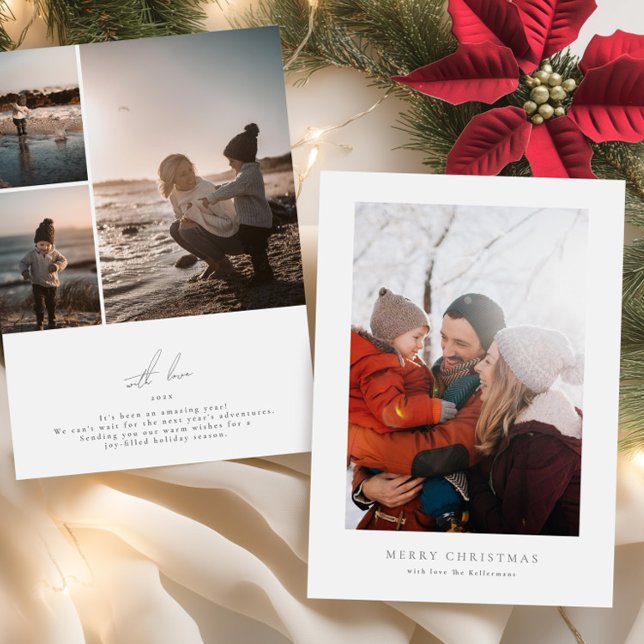 Cartão De Festividades foto elegante e elegante natal (Criador carregado)