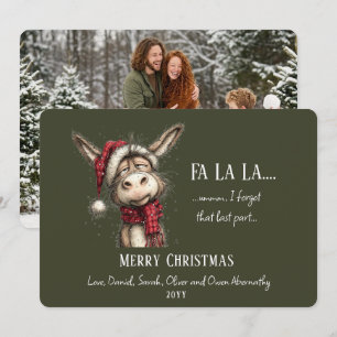 Cartão De Festividades Foto Engraçada de Esquilo Natal Família Malvado Bo