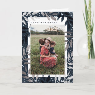 Cartão De Festividades Foto Feliz de Natal