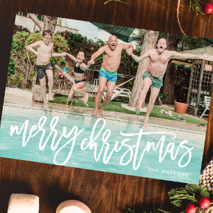 Cartão De Festividades Foto Incrível de Natal Feliz