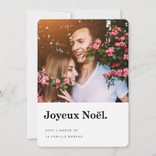 Cartão De Festividades Foto Joyeux Noel de de noël dos cartes