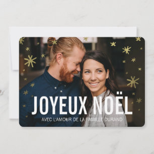 Cartão De Festividades Foto Joyeux Noel de de noël dos cartes