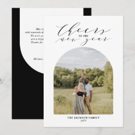 Cartão De Festividades Foto Mínima de Aplaudimentos para o Ano Novo