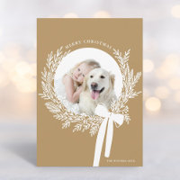 Foto mínima do ouro Brown Christmas Wreath