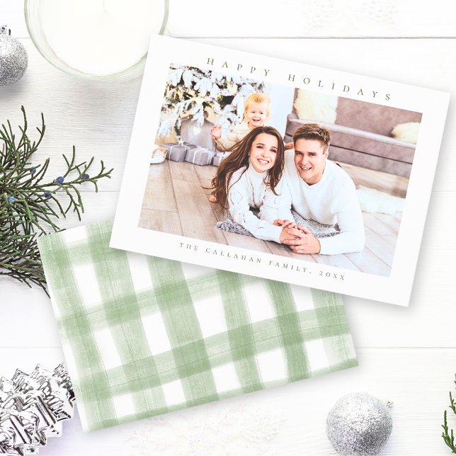 Cartão De Festividades Foto Mínima sobre Feriados Felizes (Criador carregado)