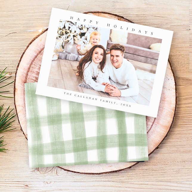 Cartão De Festividades Foto Mínima sobre Feriados Felizes (Criador carregado)