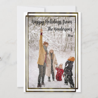 Cartão De Festividades Foto moderna de natal