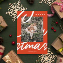 Foto Moderna de Natal Vermelho Família Feliz Natal