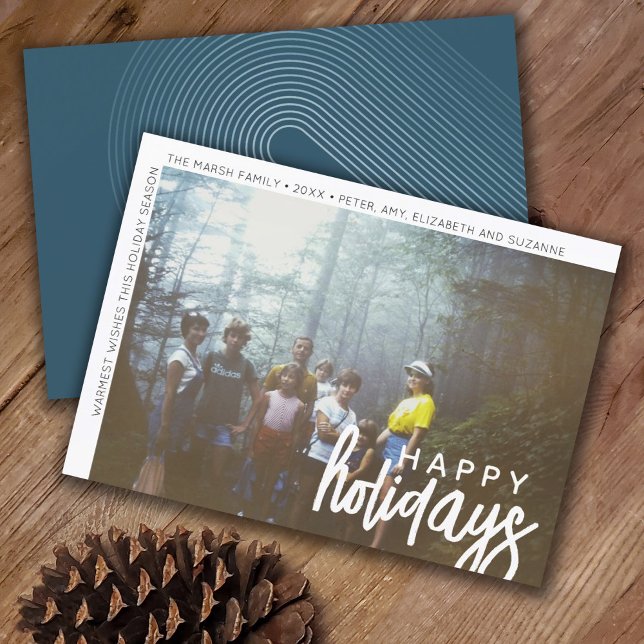 Cartão De Festividades Foto moderna - Deslocamento mínimo de borda branca (Criador carregado)