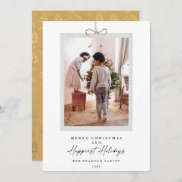 Cartão De Festividades Foto Moderna Feliz Natal Feliz