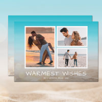 Foto Múltipla de Natal em Praia Tropical