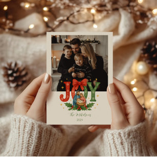 Cartão De Festividades Foto Natal Religioso Natividade