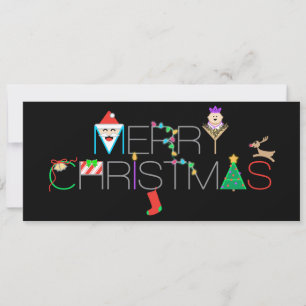 Cartão De Festividades Foto Personalizada de Natal Feliz