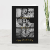 Foto personalizada do primeiro Novo papai Mãe Bebê