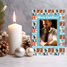Foto Personalizada Psiquiatra Feliz Natal