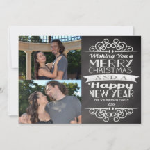 Foto Quadro-Lousa Vintage Natal Personalizado