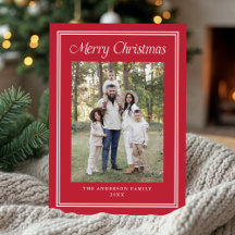 Foto Red 2 Clássica de Borda Dupla