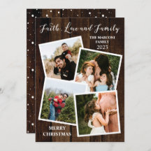 Foto Rustic Woodsy Wood Faith Love e Family 4
