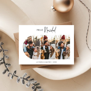 Cartão De Festividades Foto Simples do Natal Mexicano Feliz Navidad 5