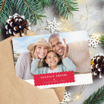 Cartão De Festividades FOTO SIMPLES, versão mínima moderna do escalão ver<br><div class="desc">por kat massard >> WWW.SIMPLYSWEETPAPERIE.COM<<< An elegant card design featuring quote that you can change yourself! White geometric border on the backside, giving you the opportunity to handwrite a personal message or place a full portrait photo. NOTE >> Entre em contato comigo kat@simplysweetpaperie.com se precisar de ajuda para redimensionar perfeitamente...</div>